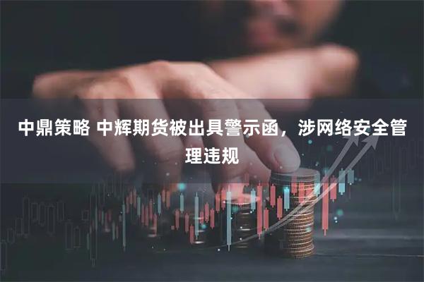 中鼎策略 中辉期货被出具警示函，涉网络安全管理违规